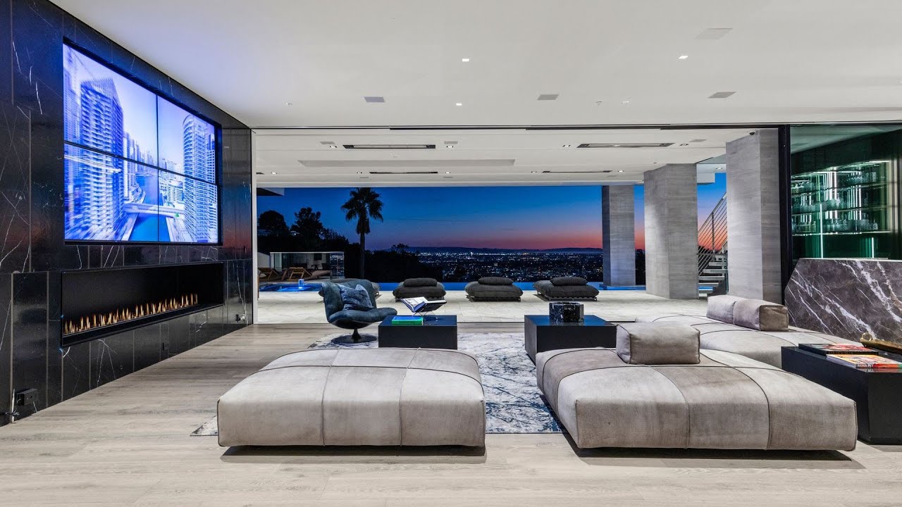 image 0 This $54850000 Modern Mansion Is The Epitome Of World Class Beverly Hills Luxury