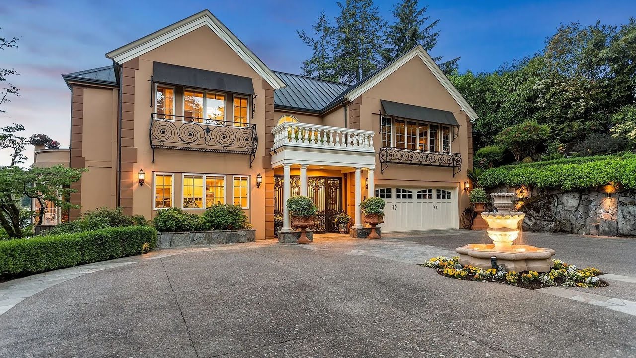 image 0 This $6499000 Oswego Lake Villa Features Sumptuous Details And Lush Landscape
