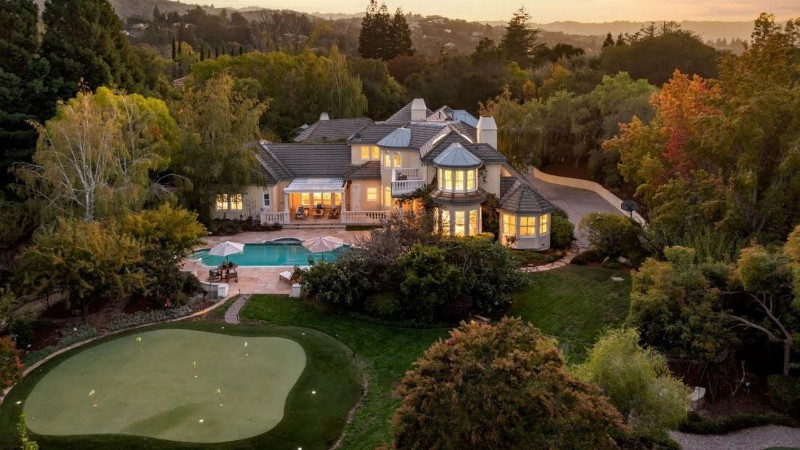 This $9m Quintessential Los Altos Hills Estate Offers Splendor On 1.1 Acres With A Coveted Privacy