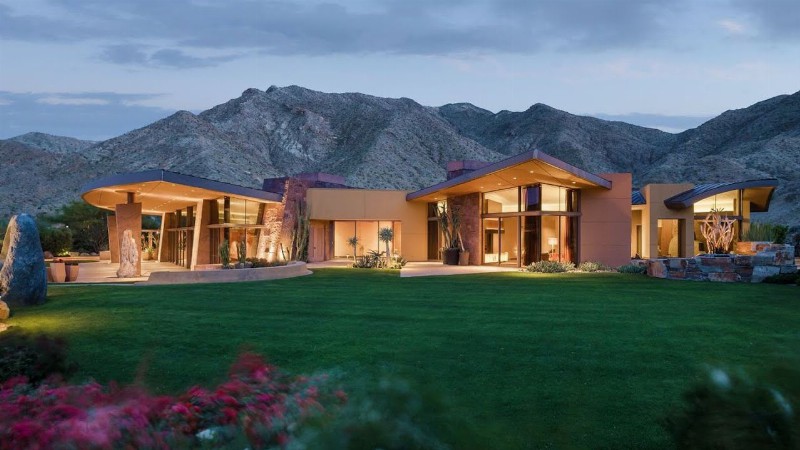 image 0 This Exceptional Home In Rancho Mirage Is An Architectural Masterpiece With Breathtaking Views
