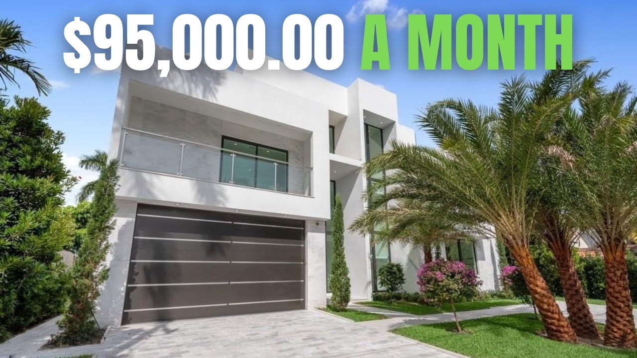 image 0 This Is What A $95000 A Month Mansion Rental Looks Like In South Florida! Luxury Home Tours