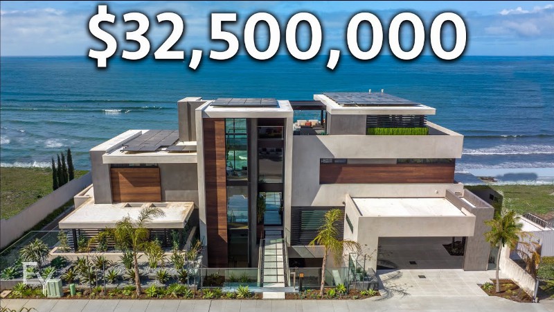 image 0 Touring A $32.5 Million Oceanfront California Modern Mansion