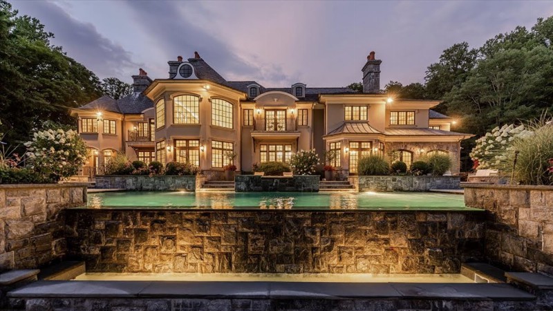 Touring An Extensive Westchester Mansion With A Gym And Movie Theater : 14 West Lane : Serhant. Tour