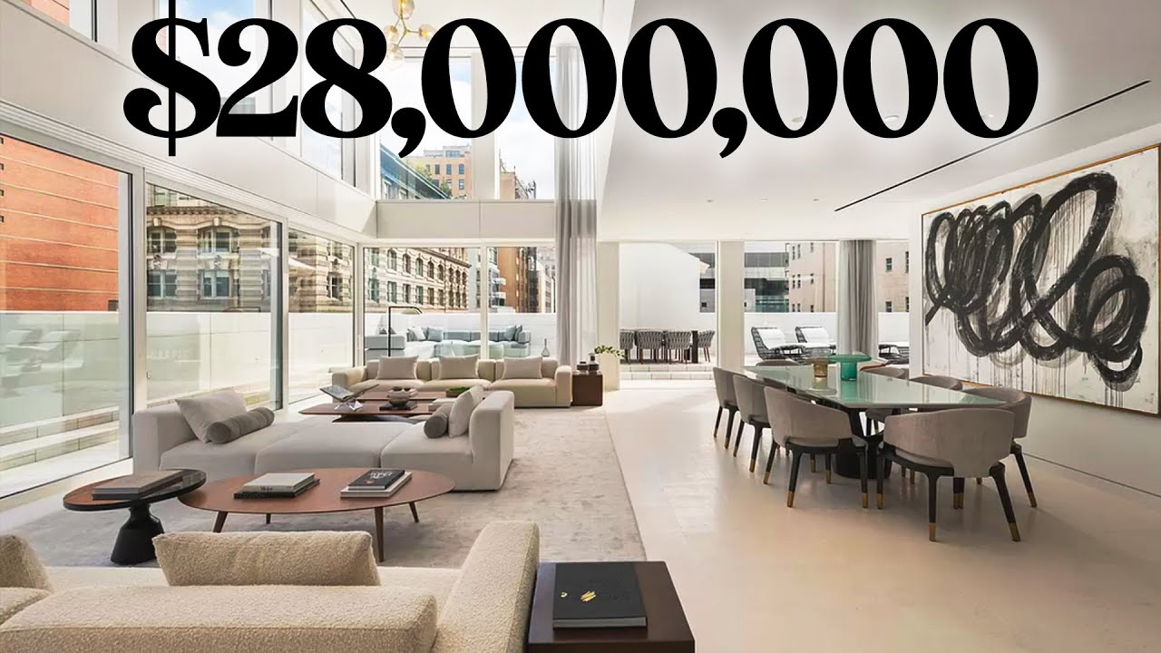 image 0 Touring The $28 Million La Inspired Mega Penthouse Collection In New York City