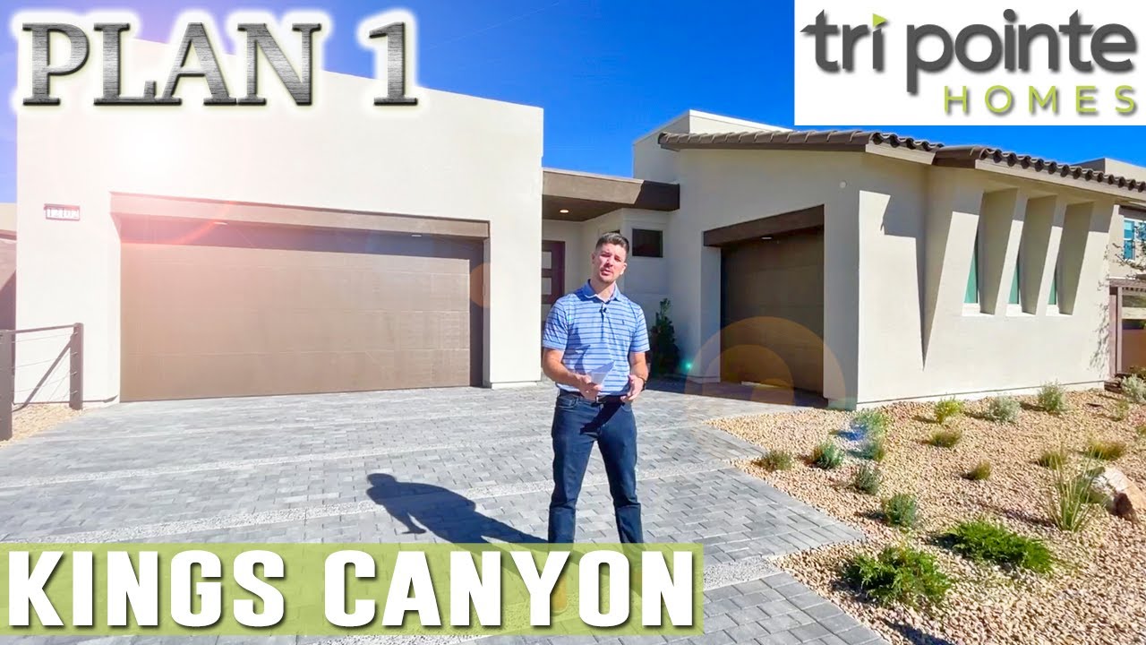 Tri Pointe Homes @ Kings Canyon - Redpoint Village In Summerlin - Plan 1 Single Story Home