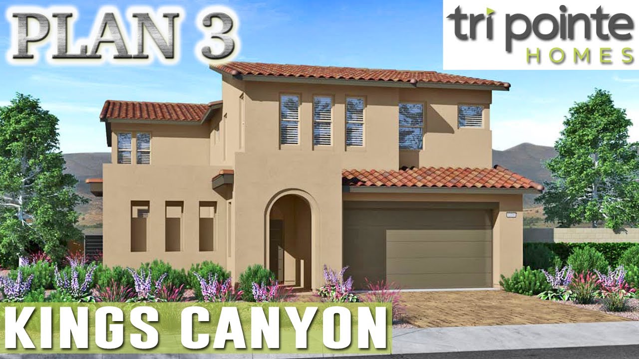 Tri Pointe Homes Tour Plan 3 In Summerlin @ Kings Canyon Redpoint Village - New Homes Las Vegas