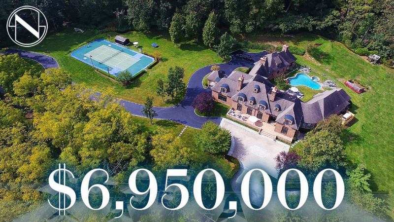 Unparalleled French Country Residence In Matinecock On 6+ Acres