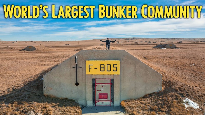 image 0 We Toured The World's Largest Doomsday Bunker Community!